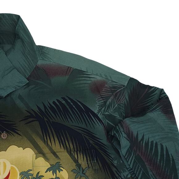 Big Dogs Shirt Mens Large Button Up Hawaiian 5 O'Clock Somewhere Cocktails - Picture 3 of 11